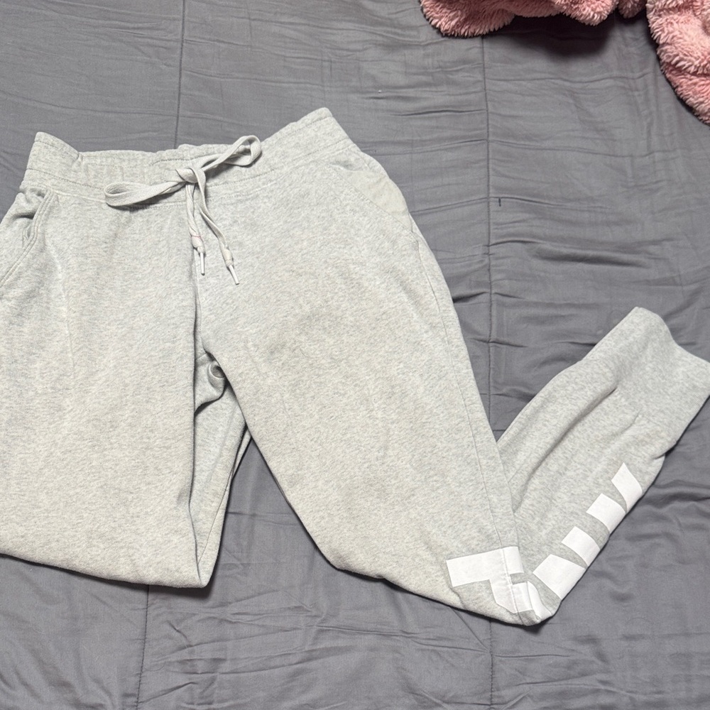 PINK Victoria's Secret Light Gray Kids Joggers
